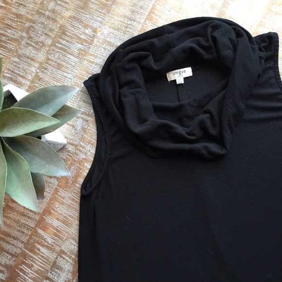 Umgee Tops - Cowl Neck Knit Tunic/Dress